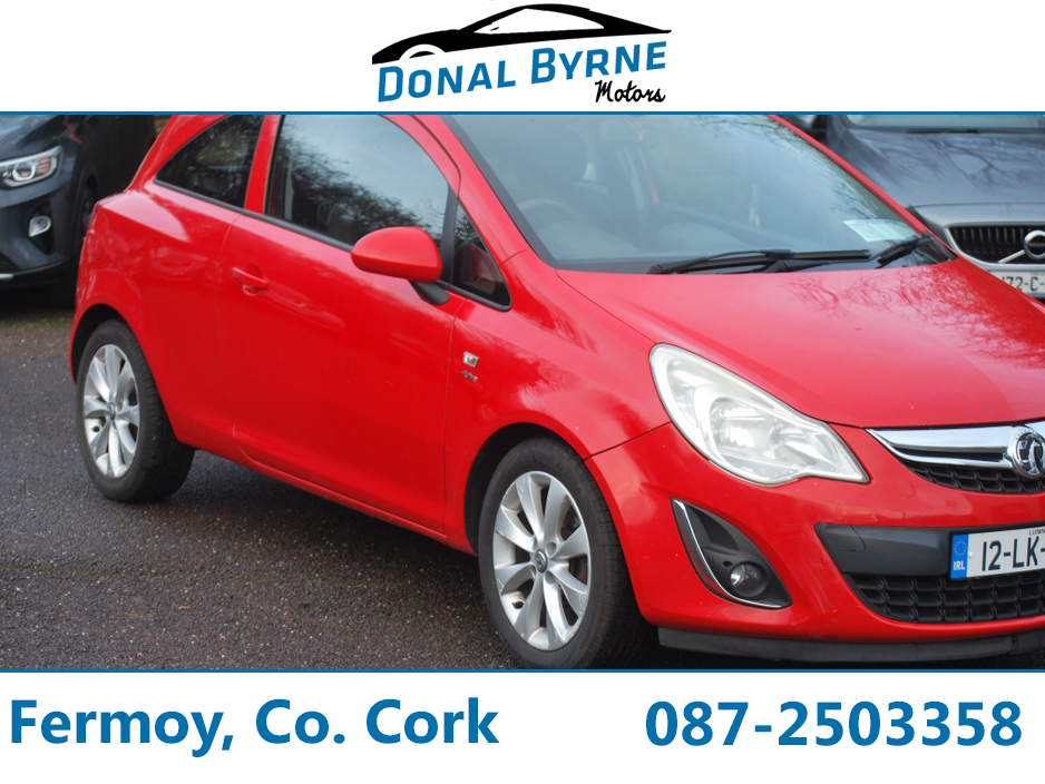 2012 Vauxhall Corsa 1.2 ACTIVE AIR CONDITIONING 85PS 3DR €4,500