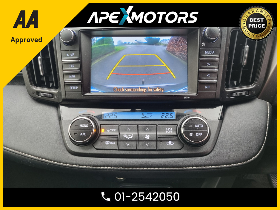 2016 Toyota Rav4 FINANCE ARRANGED * RAV4 2.0 D-4D  * TOP-SPEC BUSINESS EDITION * NEW NCT DEC-27 * TOP-SPEC * IMMACULATE * AA APPROVED * 101 SAFETY CHECKLIST * TOP-SPEC 5DR HATCH * CRUISE CONTROL * 2-KEYS * LOW TAX €12,949