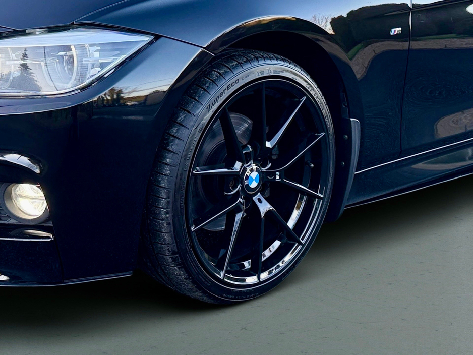 2018 BMW 3 Series 320 D M SPORT F30 AUTO**182**FULL M-PERFORMANCE KIT**FULL BLACK LEATHER**PADDLE GEAR SHIFT**FSH**MINT** €21,950