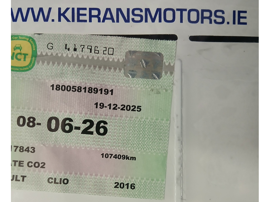 2016 Renault Clio 1.2  DYNAMIQUE NAV : LOW MILEAGE : FINANCE ARRANGED : €9,950