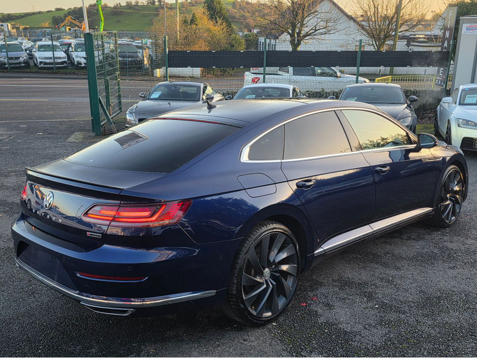 2019 Volkswagen Arteon 2.0 TSI R-LINE PANORAMIC SUNROOF 4MOTION 280BHP VIRTUALDASH FULL LEATHER HEATED ELECTRIC SEATS SAT NAV CARPLAY ANDROID AUTO BLIND SPORT PARKING SENSORS SELF PARKING ASSIST 360 CAMERA DYNAUDIO SOUND €31,500
