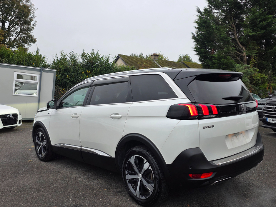 2018 Peugeot 5008 ( 182 REG ) GT LINE 7 SEATER  - DIGITAL DASH - CAMERA - ALLOYS -   CARPLAY ANDROID AUTO EU RADIO  PEARL WHITE €25,950