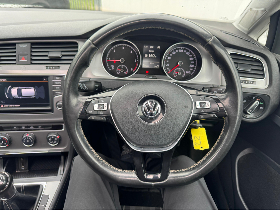 2016 Volkswagen Golf LOUNGE 1.6 TDI MANUAL 5SPEED 110 5DR €12,950