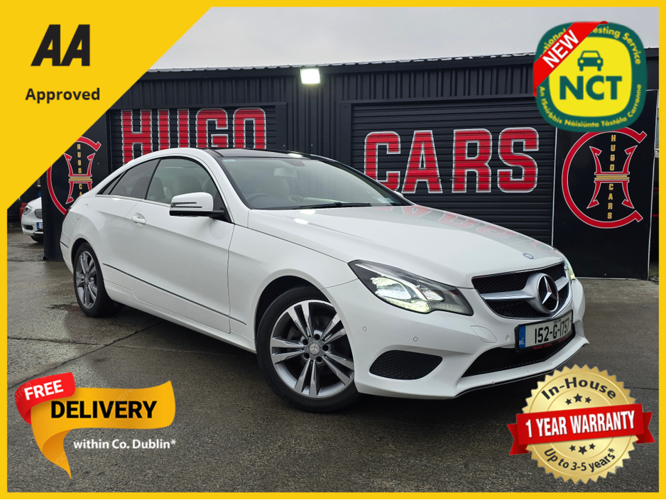 2015 Mercedes-Benz E Class 152 E220 Coupe Auto/New NCT/Irish/1yr warranty €18,888