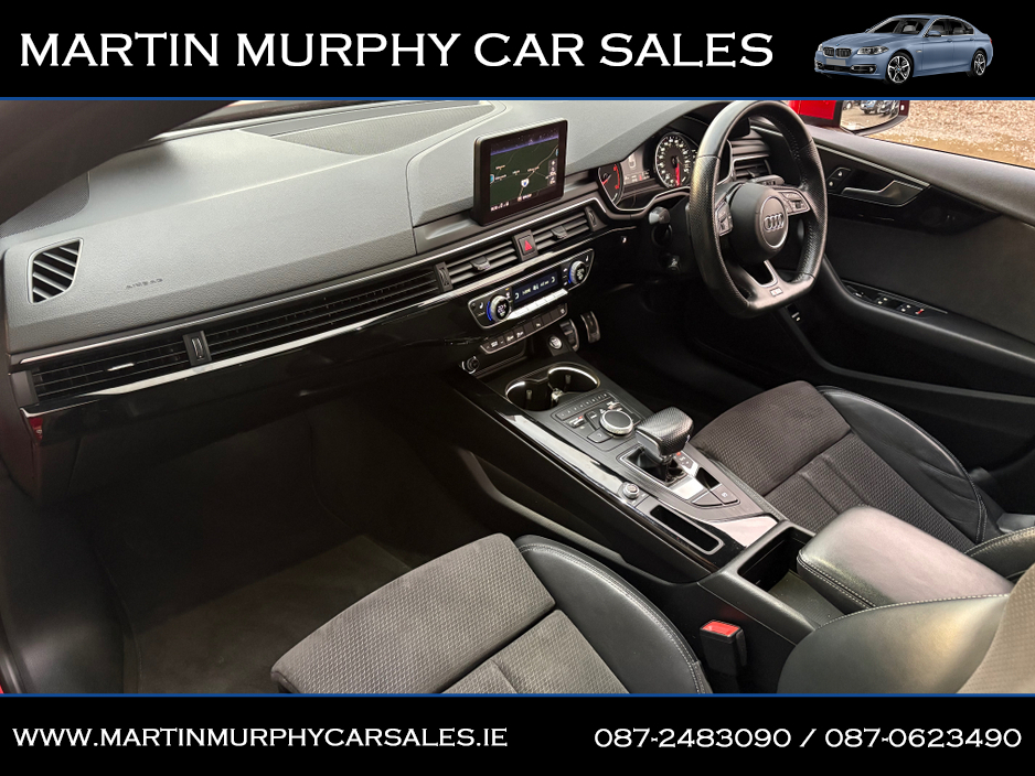 2018 Audi A5 2.0 TDI 190 BHP S-LINE BLACK EDITION AUTO €18,995