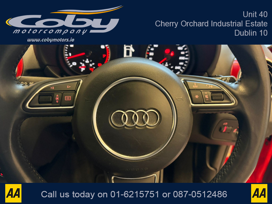 2014 Audi A1 1.0 5DR AUTO. Stunning Car, New NCT done before collection, 2 keys, Alloy Wheels, Reverse Camera, Parking Sensors, Air Conditioning, MFSW, Full Electrics and much more. €12,950