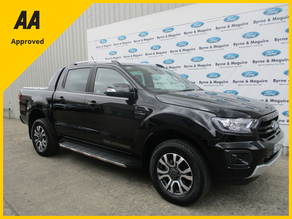 2020 Ford Ranger DOUBLE CAB WILDTRAK 2.0L 213PS  AUTOMATIC, ONLY 80000  KMS . FULLY SERVICED AND READY TO GO WITH WARRANTY AND 12 MONTHS AA COVER.   NO VAT !! €37,500