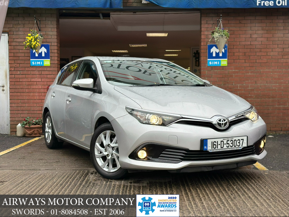 2016 Toyota Auris 1.2T ICON 5DR - LOW KMS €14,995