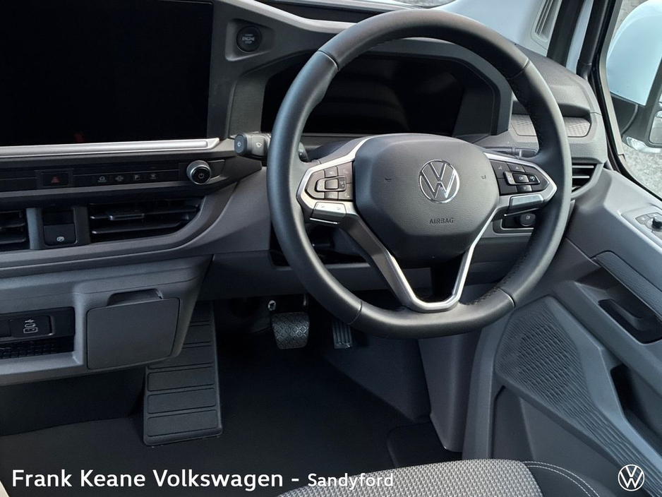 2025 Volkswagen Transporter TRENDLINE PLUS AUTO 30 LWB 150BHP *PRE REG SALE* *5YEAR WARRANTY* * *0% FINANCE AVAILABLE* *17" MONTE CARLO ALLOYS* *BODY COLOUR CODED BUMPERS* *APPLE CARPLAY/ANDROID AUTO* *REAR VIEW CAMERA* *FRONT A €36,545