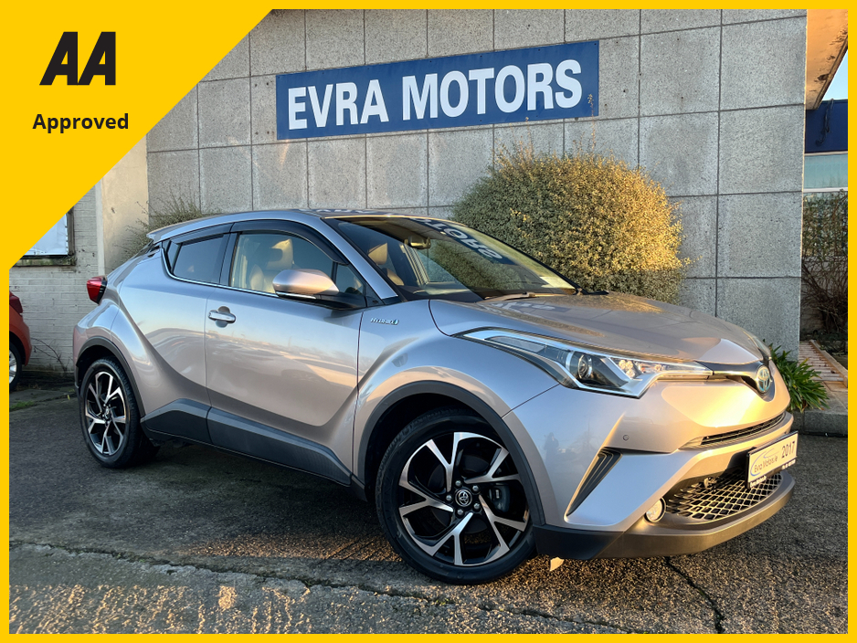 2017 Toyota C-HR SOL AUTOMATIC HYBRID 1.8 PETROL //HIGH SPEC//LOW MILES//REVERSE CAMERA//HALF LEATHER HEATED SEATS//KEYLESS ENTRY//ADAPTIVE CRUISE CONTROL// €18,950