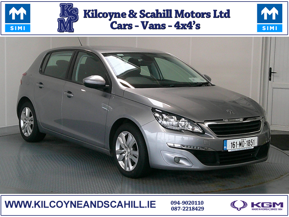 2016 Peugeot 308 ACTIVE 1.6 BLUE HDI 100 4DR