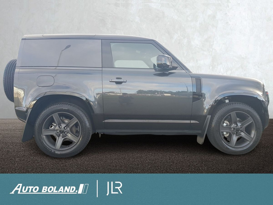 2026 Land Rover Defender * In stock for immediate delivery * X-Dynamic SE 3 Seat D250 Hardtop 90 - 20" Satin Grey Alloy Wheel, Keyless Entry, 360 3D Surround Camera, Air Suspension, Clear Sight Camera €80,450