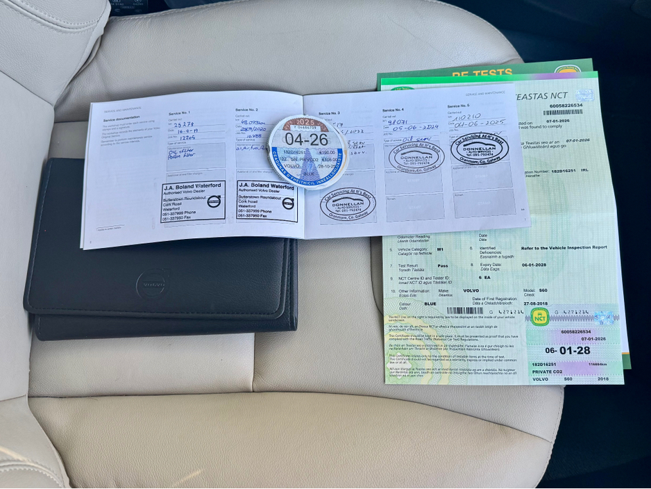 2018 Volvo S60 D2 SE !!! LEATHER!! NCT 28 !! €13,950