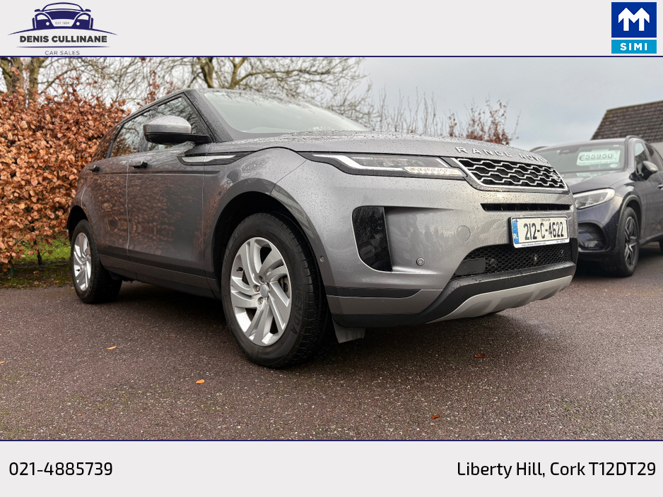2021 Land Rover Range Rover Evoque 1.5 300PS PHEV S AUTO | STUNNING 1 OWNER LOW MILEAGE EXAMPLE | FULL MAIN DEALER SERVICE RECORD | GREAT SPEC | ALL TRADE INS WELCOME | WALKAROUND VIDEO ON REQUST. €32,950