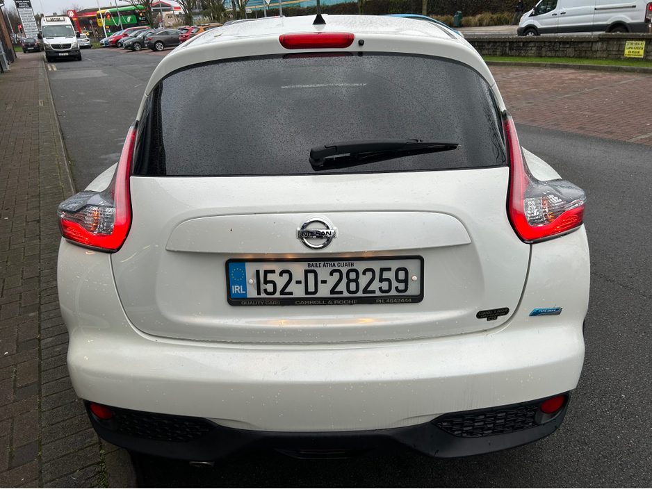 2015 Nissan Juke 1.5 DCI TEKNA SUV in White + Black Detail & Black Leather - Trade-In Welcome - Assured Dealer Warranty & Fully Serviced - €7,950