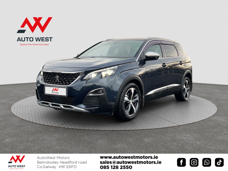 2018 Peugeot 5008 2018 Peugeot 5008 2.0 Blue HDI GT LINE Automatic 7 Seater €25,950