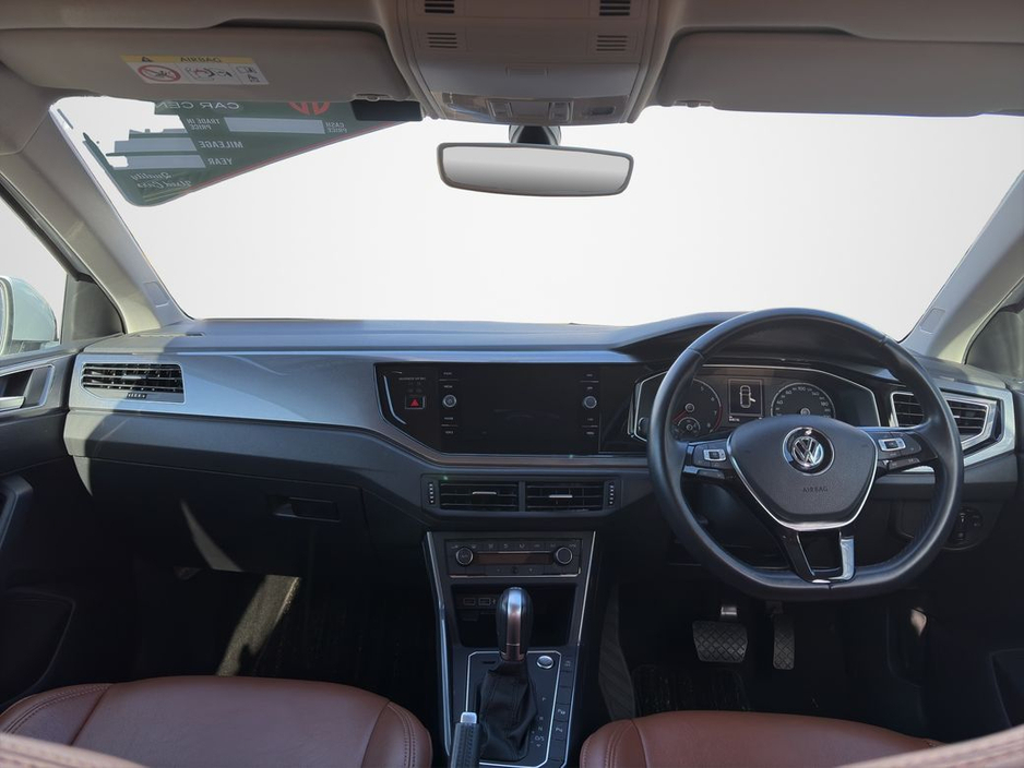 2019 Volkswagen Polo "White on the outside, tan luxury on the inside — this Polo knows how to dress for success" €16,888