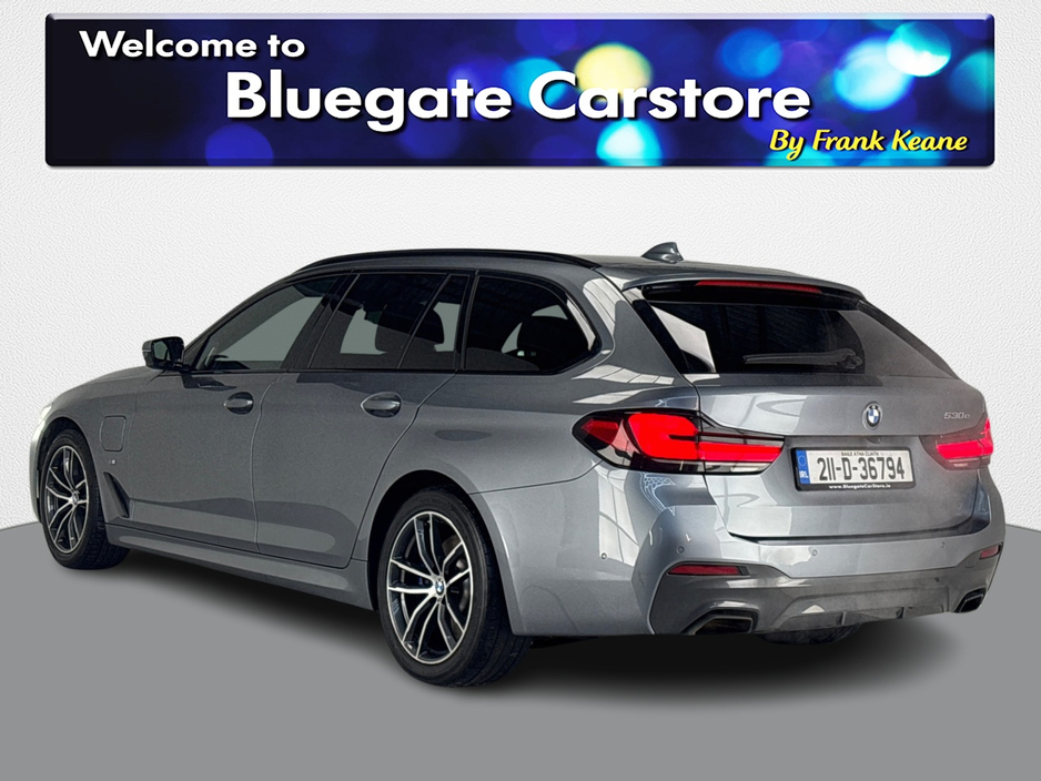 2021 BMW 5 Series G31 E M SPORT TOURING**NEW 20"ALLOYS**HEATED STEERING WHEEL**FRONT HEATED ELECTRIC MEMORY SEATS**HEADS UP DISPLAY**TOUCH SCREEN MEDIA DISPLAY**BLACK LEATHER INTERIOR**HARMON KARDON**REVERSE CAMERA** €32,995