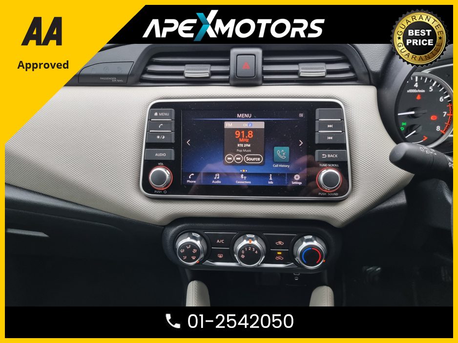 2019 Nissan Micra FINANCE ARRANGED * NEW MODEL 1.0 SV MY19 5DR * NEW NCT JAN-27 * LOW LOW KMs ONLY 45000KMs * IMMACULATE * LOW TAX * STAMPED SERVICE HISTORY * AA APPROVED * 101 SAFETY CHECKLIST * 01-2542050 €11,949