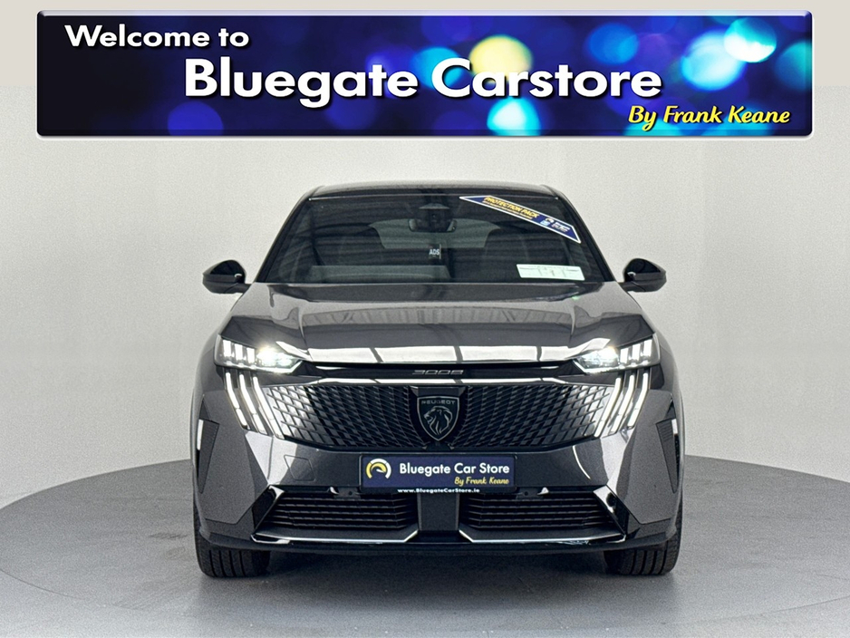 2025 Peugeot 3008 GT EV**DIGITAL DASH**TOUCH SCREEN MEDIA**APPLE CAR PLAY**HEATED SEATS**HEATED STEERING WHEEL**ELECTRIC TAILGATE**CRUISE CONTROL**MULTIFUNCTIONAL STEERING WHEEL**REVERSE CAMERA**PARKING SENSORS** €35,995