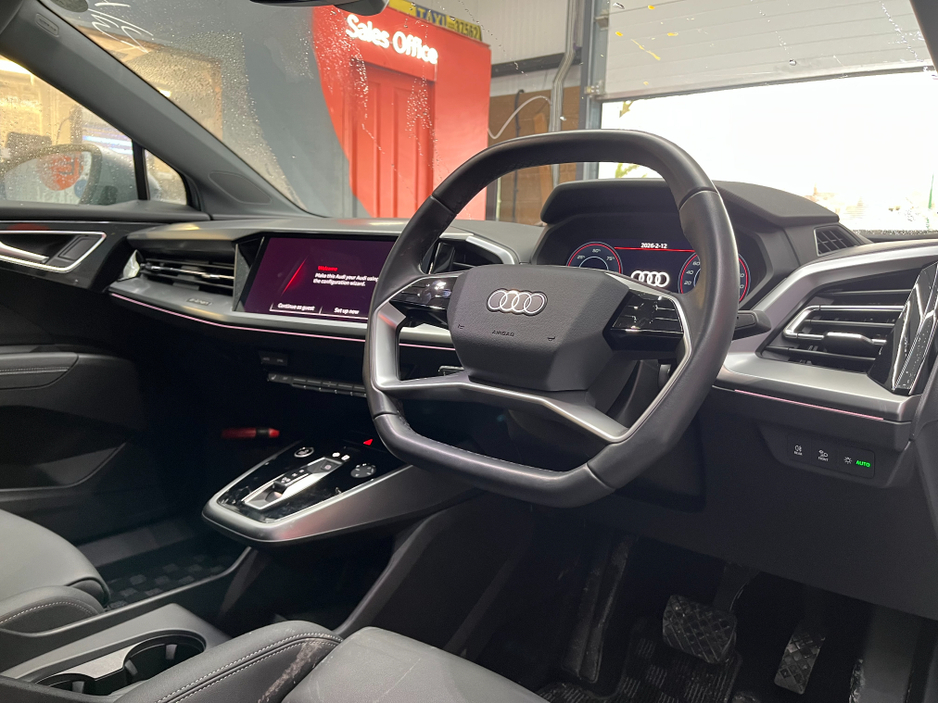 2023 Audi Q4 e-tron €34950 2023 AUDI Q4 E-TRON SPORTBACK 40 ADVANCED ELECTRIC AUTOMATIC / CRUISE CONTROL / 360° PARKING CAMERA / HEATED FRONT & REAR SEATS / PADDLE SHIFTS / AMBIENT LIGHTS / APPLE CARPLAY €34,950