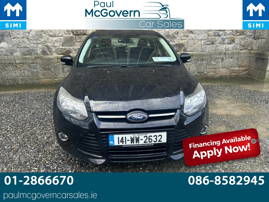 2014 Ford Focus 1.6 TITANIUM NAVIGATOR 1 125PS 5DR AUTOMATIC**//**NEW NCT TILL APRIL 2027**//**SAT NAV**//**CRUISE CONTROL**//**PARKING SENSORS**//**BLUETOOTH**//**2 REMOTE KEYS**//** €8,950