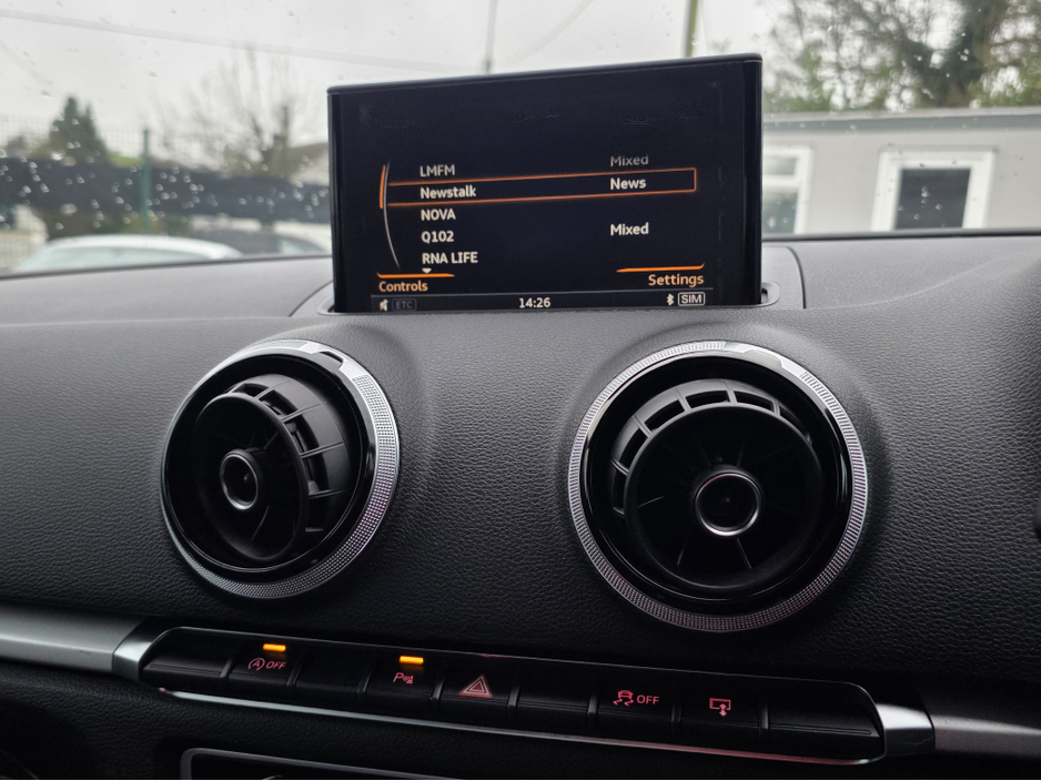 2015 Audi A3 SALOON ( 152 REG 1.4 TFSI AUTOMATIC - REVERSING CAMERA - PARKING SENSORS ALLOYS - SIMI DEALER - LOW ROAD TAX BAND €15,750