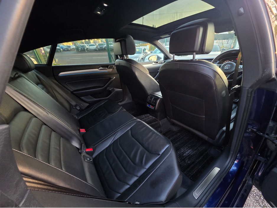 2019 Volkswagen Arteon 2.0 TSI R-LINE PANORAMIC SUNROOF 4MOTION 280BHP VIRTUALDASH FULL LEATHER HEATED ELECTRIC SEATS SAT NAV CARPLAY ANDROID AUTO BLIND SPORT PARKING SENSORS SELF PARKING ASSIST 360 CAMERA DYNAUDIO SOUND €31,500