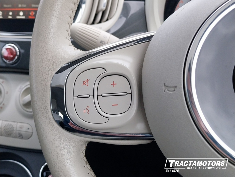 2017 Fiat 500 1.2 LOUNGE 69BHP 3DR AUTO €10,999