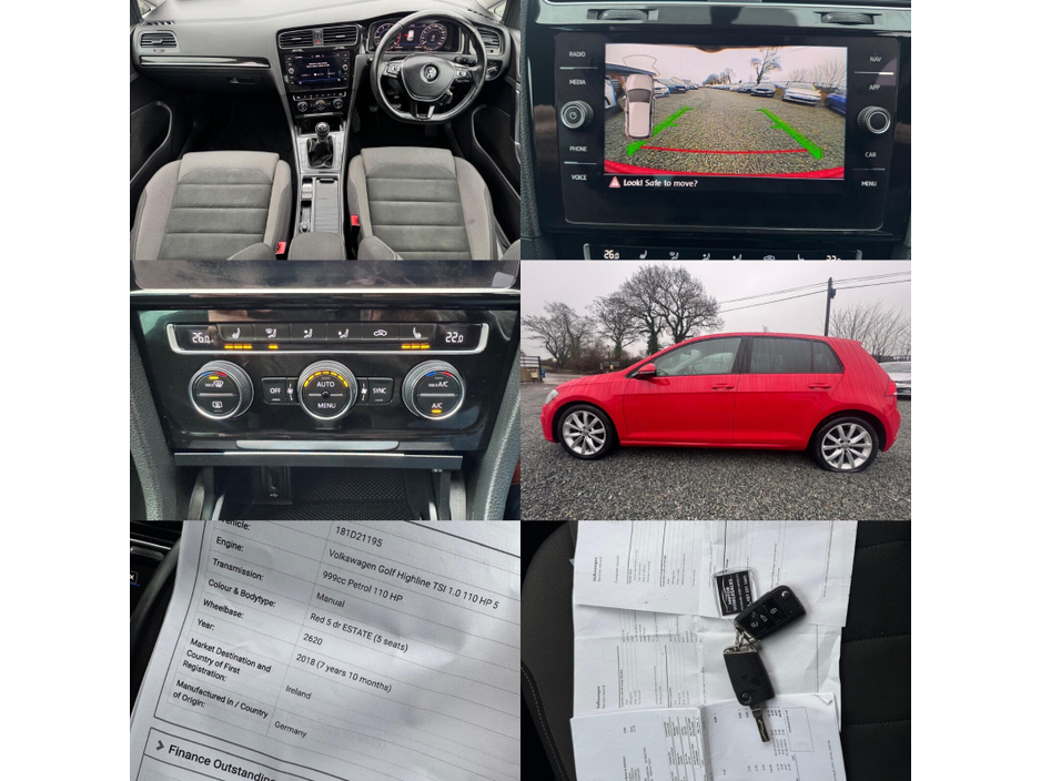 2018 Volkswagen Golf 1.0 TSI 3DR 110HP Highline €16,850