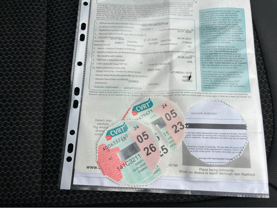 2014 Hyundai ix35 4WD COMMERCIAL VAN €3,995