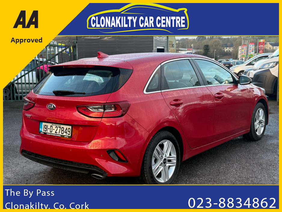 2019 Kia Ceed 1.0 K3 5DR €15,950
