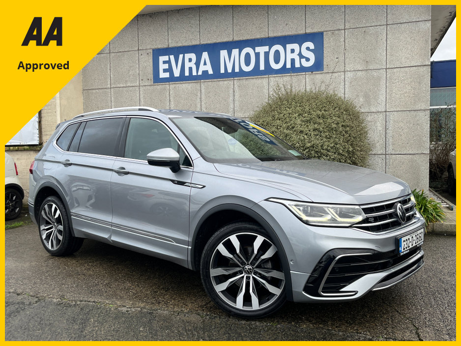 2023 Volkswagen Tiguan Allspace R-LINE 7 SEATER AUTOMATIC 2.0 TDI DIESEL //SAT NAV//ADAPTIVE CRUISE CONTROL//REVERSE CAMERA//HEATED SEATS AND STEERING WHEEL// €42,950