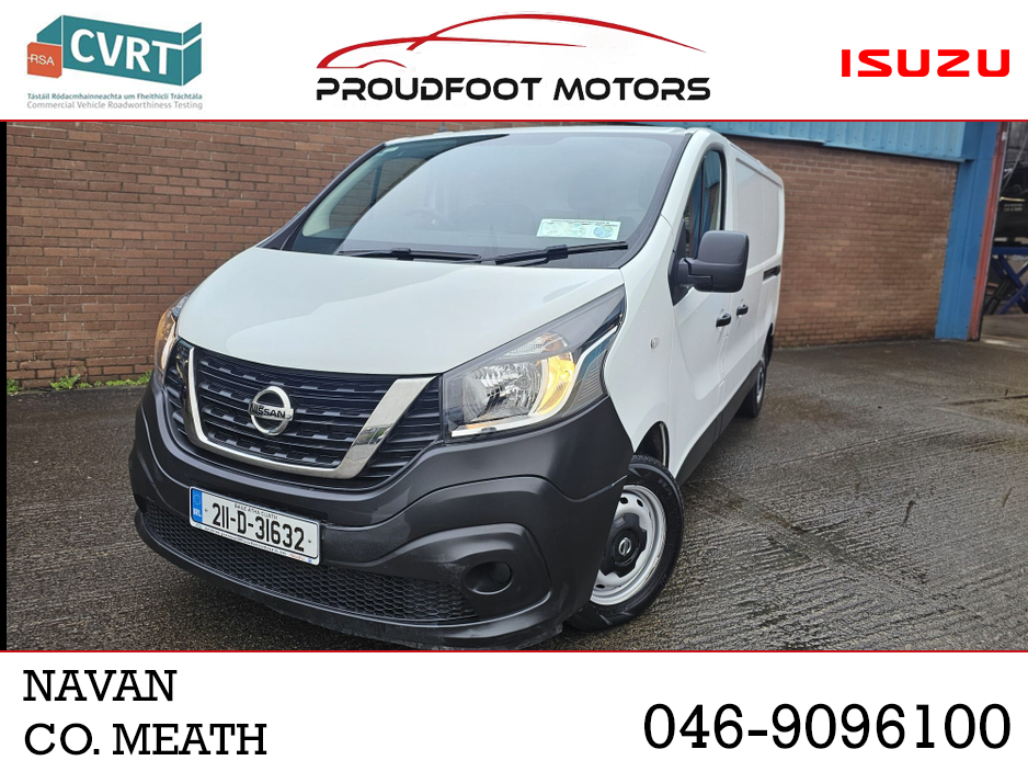 2021 Nissan NV300 LWB 120 XE 1300 MY20 Price Plus Vat €15,950