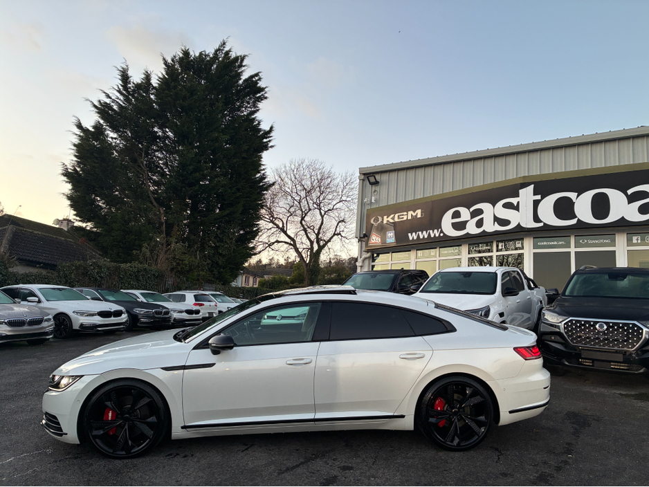2019 Volkswagen Arteon ( 192 ) 2.0 TSI PANORAMIC SUNROOF 4 MOTION 280BHP VIRTUAL DASH FULL LEATHER HEATED ELECTRIC SEATS SAT NAV CARPLAY ANDROID AUTO BLIND SPORT PARKING SENSORS SELF PARKING ASSIST 360 CAMERA DYNAUDIO SOUND €30,950