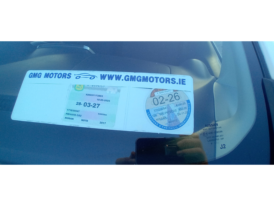 2017 Nissan Note 1.2 SV E6 4DR PET €8,950