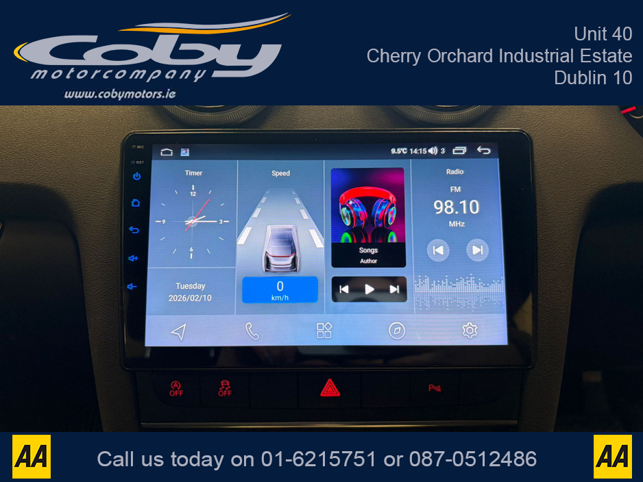 2013 Audi A3 1.4 S-line 5DR AUTO. New NCT Done Before Collection, Half Leather, Alloy Wheels, 2Keys, MFSW, Revers Camera, Parking Sensors, Dual Climate Control, Cruise Control, BT, Full Electrics, & more. €10,950