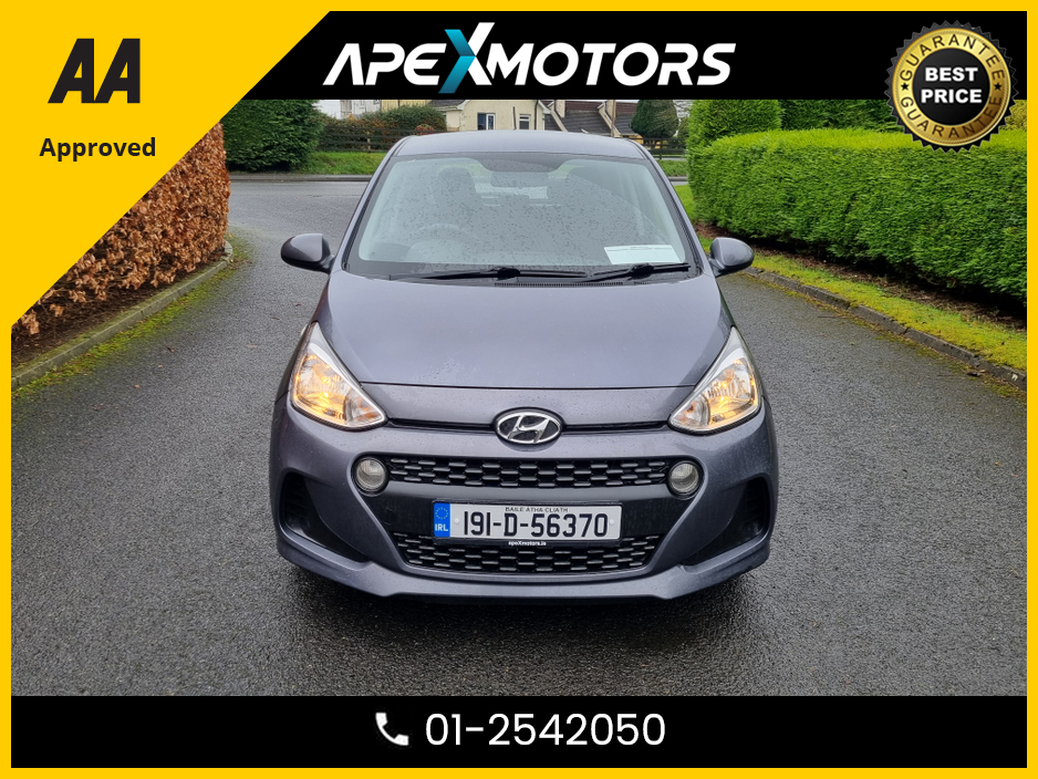 2019 Hyundai i10 FINANCE ARRANGED * 1.2 SE 87PS 5DR * NEW NCT JAN-28 * IMMACULATE * AA APPROVED * 101 SAFETY CHECKLIST * LOW LOW MILES * 2-KEYS * LOW TAX * 12-MONTH ROADSIDE ASSIST * ONE VERY CAREFUL OWNER €9,949