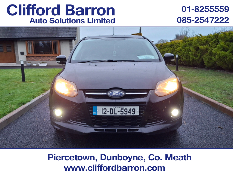 2012 Ford Focus 1.6 TDCI ZETEC S 113BHP 5DR €6,750