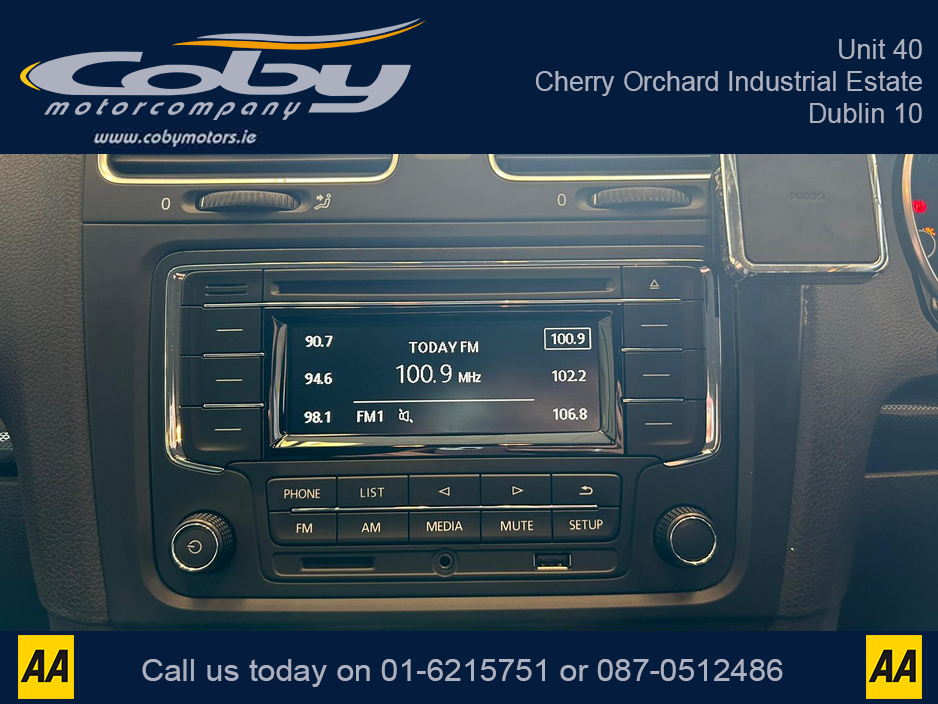 2012 Volkswagen Golf 1.2 5DR Auto. New NCT, 2Keys, Alloy Wheels, Handsfree, Auto Lights/ Wipers, Air Conditioning, USB/AUX, Folding Rear Seats, Electric Windows/Mirrors, Bluetooth and more. €8,450