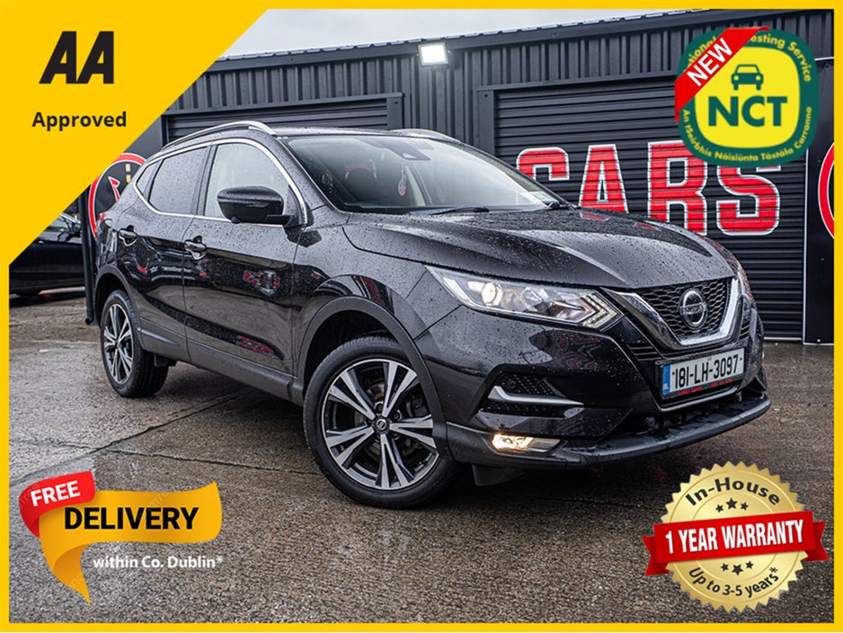 2018 Nissan Qashqai 2018 Qashqai 1.5dci Nconnect/New NCT/1yr warranty €15,888