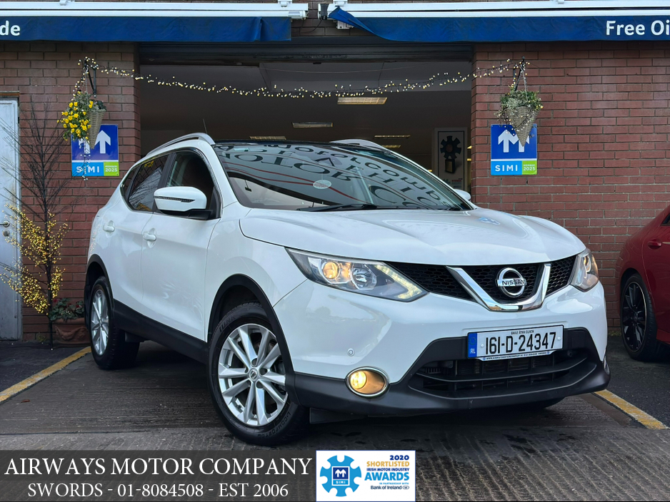 2016 Nissan Qashqai 1.2 AUTO 5DR - LOW KMS & PANROOF €14,950