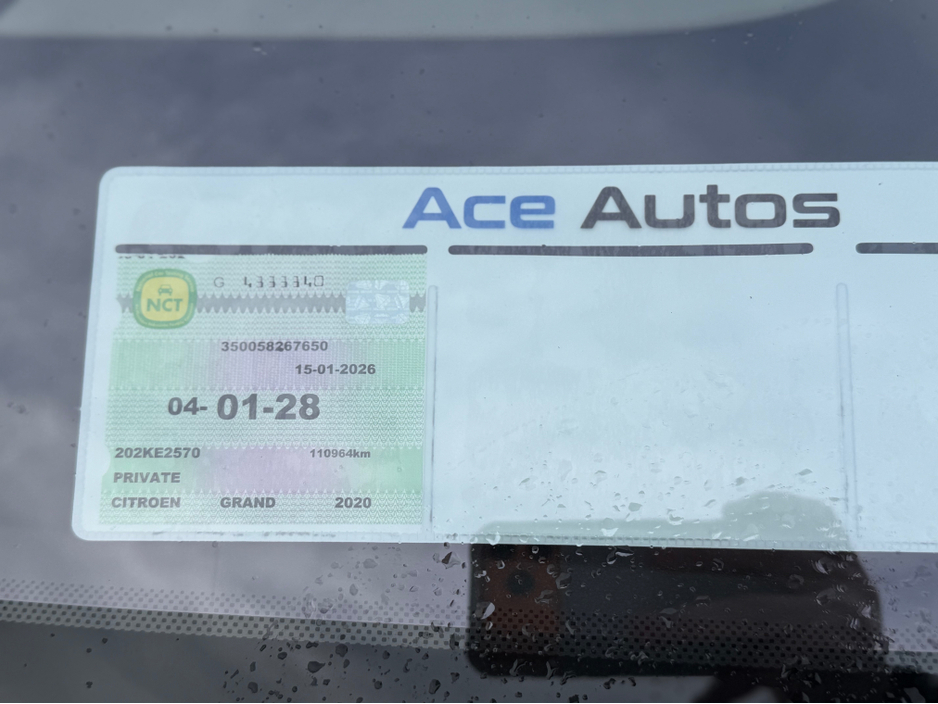 2020 Citroen Grand C4 SpaceTourer 2.0L DIESEL - AUTO - 7 SEATS - 12M WARRANTY - CAR: €19,950