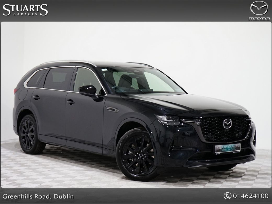 2025 Mazda CX-80 2.5L PHEV 327ps 8AT HOMURA PLUS*@STUARTS MAZDA, YOUR HOME FOR MAZDA IN SOUTH DUBLIN*MAZDA CX-80 2.5 PHEV 327PS HOMURA PLUS 7 SEATER*BLACK LEATHER SEAT €61,945