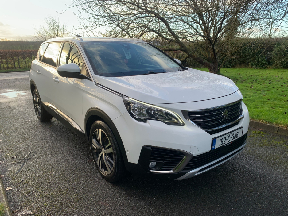 2018 Peugeot 5008 ALLURE 1.5 BLUE HDI 130 6 6.2 4DR €15,995