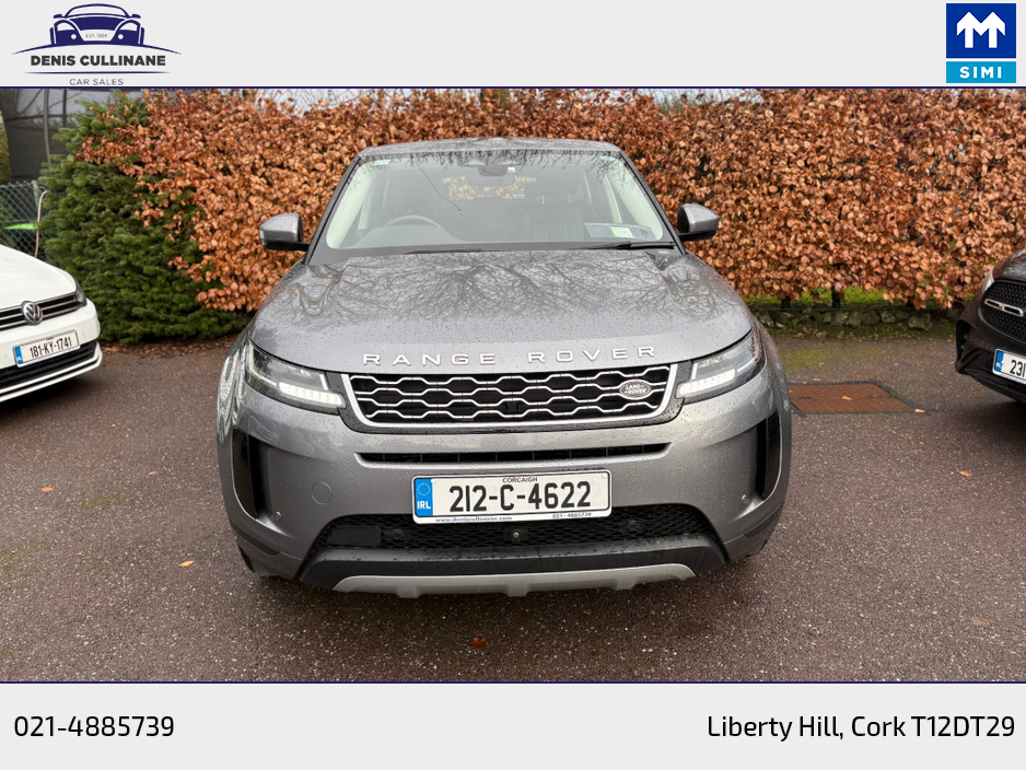 2021 Land Rover Range Rover Evoque 1.5 300PS PHEV S AUTO | STUNNING 1 OWNER LOW MILEAGE EXAMPLE | FULL MAIN DEALER SERVICE RECORD | GREAT SPEC | ALL TRADE INS WELCOME | WALKAROUND VIDEO ON REQUST. €32,950