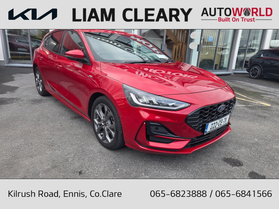 2022 Ford Focus ST-LINE STYLE 5DR 1.0T 12 125 M6 4 €21,995