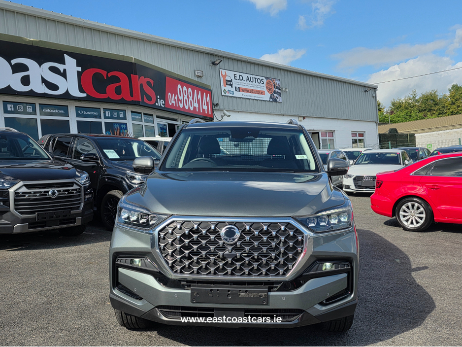 2025 Ssangyong Rexton ( 2 SEATER COMMERCIAL ) MUST BE SEEN ALL MUST BE SEEN ALL NEW REXTON ELX 206BHP 8 SPEED AUTO ** UPGRADED QUILTED LEATHER SEATS / DASH *5 YEARS WARRANTY ** AVAILIBLE NOW AT EAST COAST €38,950