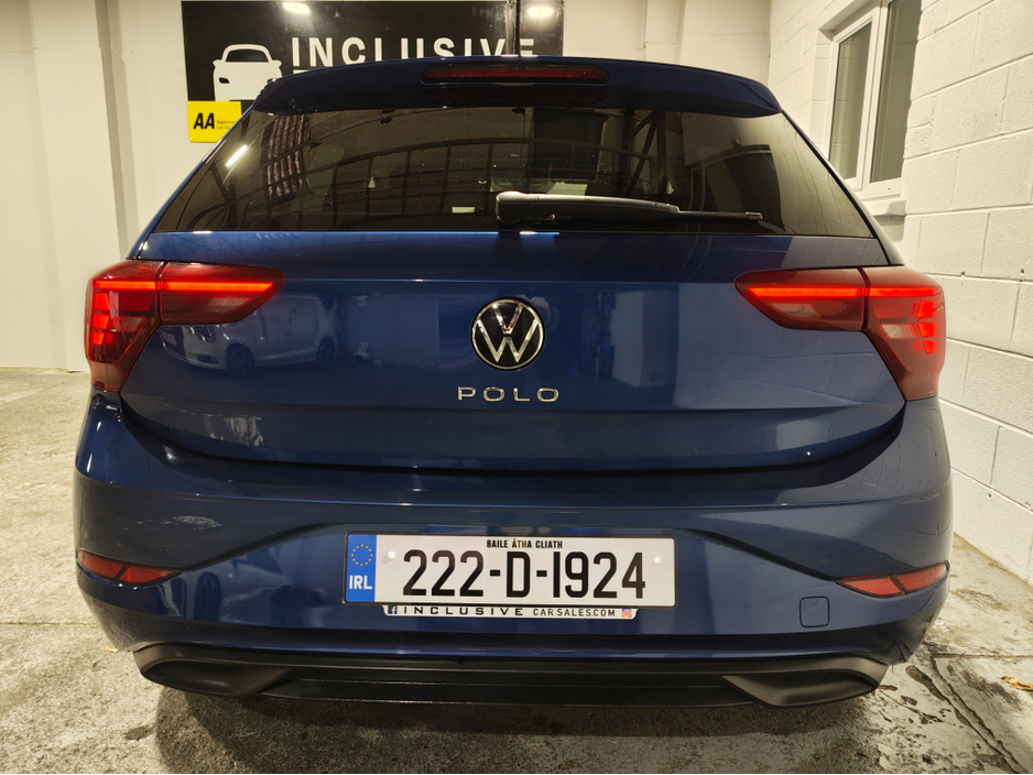 2022 Volkswagen Polo LIFE 1.0 TSI 95BHP MANUAL 5SPEED 5DR €15,995