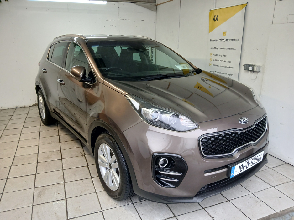 2018 Kia Sportage 1.6 CRDI  ISG 115BHP : Low Mileage : nct to 03/28 : FINANCE ARRANGED : €16,950